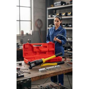 Imagem de Alicate Prensa Hidráulica Cabos Cobre/Alumínio 10-300mm - Congratulati