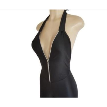 Imagem de Macacão  feminino comprido academia  tecido cirrê - AA COLLECTION CURI