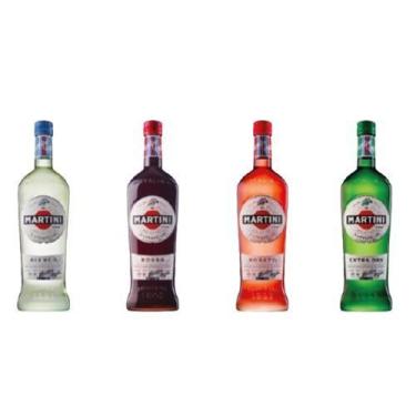 Imagem de Combo Vermouth Martini / Rosato, Rosso,Dry E Bianco - 750ml