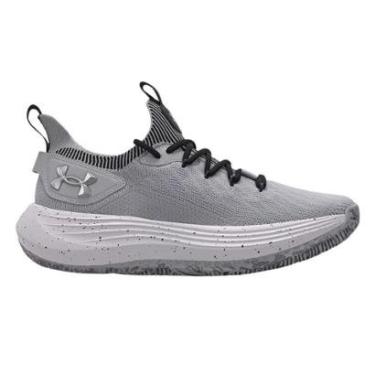 Imagem de Tênis Under Armour Hooper Basquete Cinza e Preto - Masculino 37-Masculino