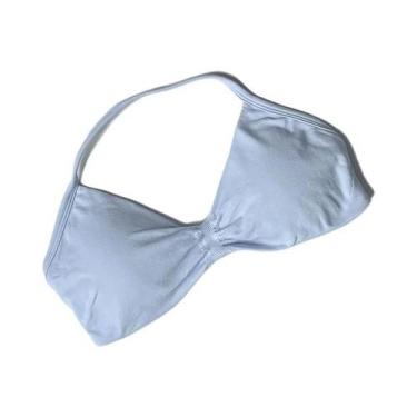 Imagem de Top Esportivo Feminino Acolchoado Com Costas Abertas, Tipo Halter, Par