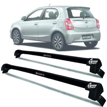 Imagem de Rack Teto Aluminio Prime Toyota Etios Hatch 12-24 PTO PR145
