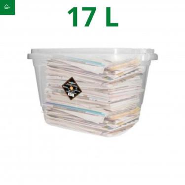Imagem de Caixa Organizadora Multiuso Transparente 17L com Trava - Inplast