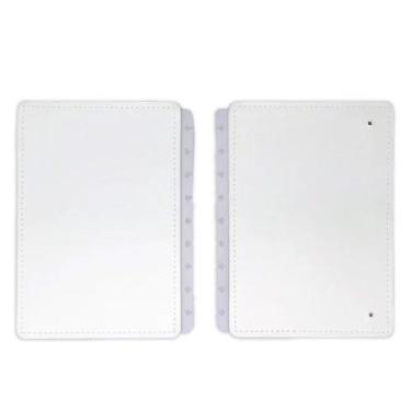 Imagem de Capa e Contracapa Caderno Inteligente Médio All White