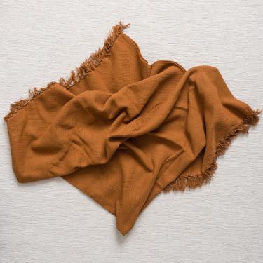 Imagem de Manta Decorativa 120 X 200 para Sofa 100% Algodão Naturalle Caramelo