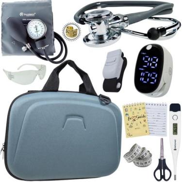 Imagem de Kit Enfermagem Maleta Completo Super Luxo + Monitor Glicose - Love Sau