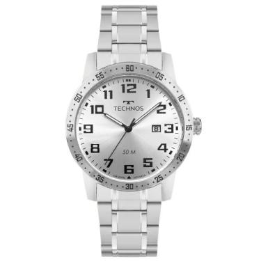 Imagem de Relógio Technos Masculino Militar Prata - 2115UAR/1K