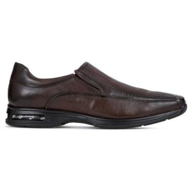 Imagem de Sapato Democrata Smart Comfort Air Spot Marrom - Masculino, 39, Marrom