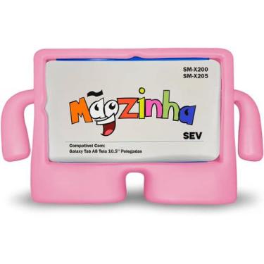 Imagem de Capa Infantil Com Bracinhos Para Tablet Samsung Galaxy Tab A8 X200 A7 