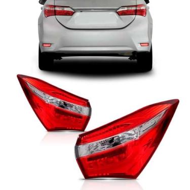 Imagem de Lanterna Traseira Corolla 2014 2015 2016 Canto Com Led - DEPO, Esquerd