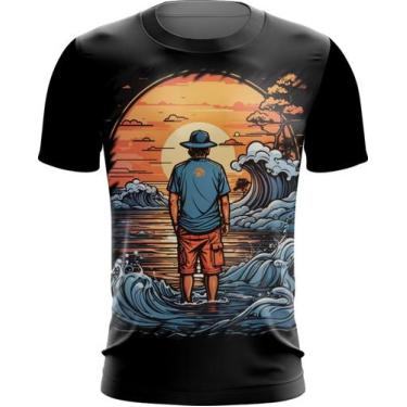 Imagem de Camiseta Dryfit Pesca Esportiva Pôr do Sol Peixes 12 - Kasubeck Store®