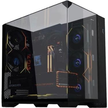 Imagem de Gabinete Gamer Lian Li O11 Vision Compact, E-ATX Sem FANs, - O11VPX-M BLACK-Unissex