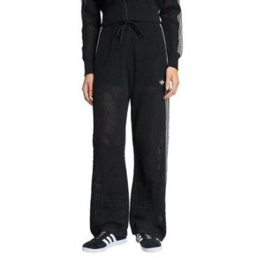 Imagem de Calça Esportiva Em Malha De Crochê Firebird Adidas Feminina-Feminino