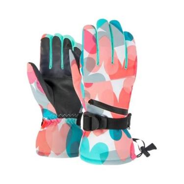 Imagem de Luvas De Esqui Térmicas Unissex Impermeáveis E À Prova De Vento, Luvas