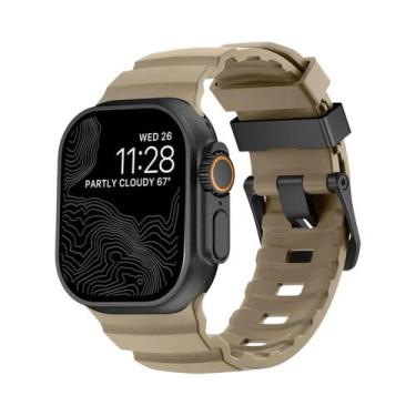 Imagem de Pulseira De Silicone Trail De 49mm 46mm 45mm 44mm Para Apple Watch Ult
