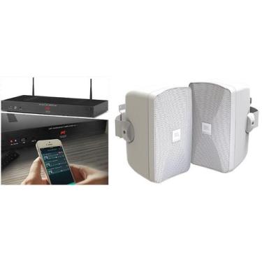Imagem de Amplificador AAT AC-1 G2 + 2 Caixas JBL SA-PRO C-SA6 Branco