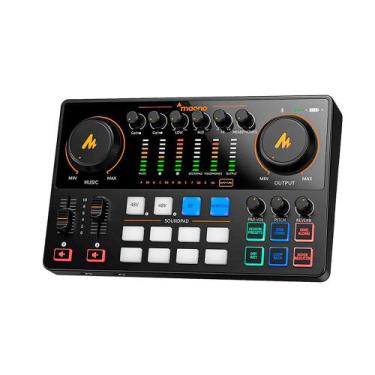 Imagem de Mesa de Som Maono Caster E2 Gen 2 RGB Bluetooth Stream Deck Preto