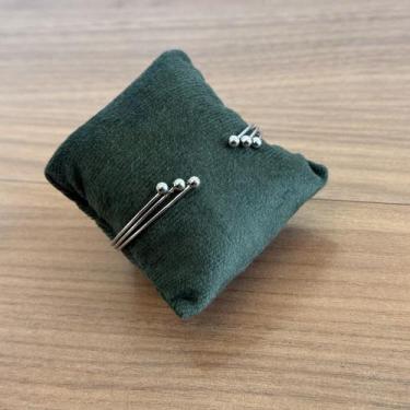 Imagem de BRACELETE TRIPLO COM BOLINHA inox - Nova Topázio
