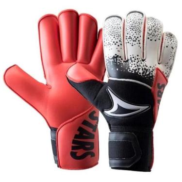 Imagem de Luva Goleiro Three Stars Fox Rollfinger Profissional, 11, Vermelho