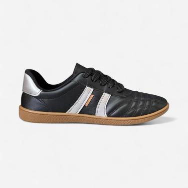 Imagem de Tênis Chuteira Moleca Casual Feminino Preto-Feminino