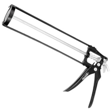 Imagem de Pistola Metálica para Tubo de Silicone 310ML 8861255 Aplicação Precisa Preto Sparta Ferramentas