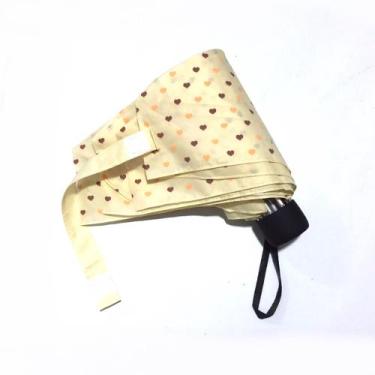Imagem de Guarda-chuvas Mini Sombrinha Alumínio De Bolsa Leve Coração - Corban, 