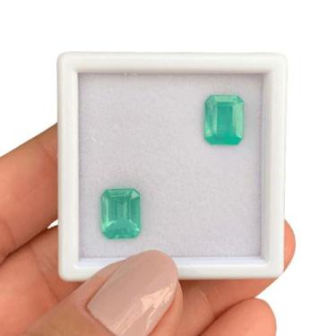 Imagem de Esmeralda EmeraldCut Par 4,42ct - SP GEMAS