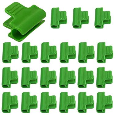 Imagem de 20 grampos de tubo para diâmetro externo 11 mm estacas de plantas estufa capa de linha...