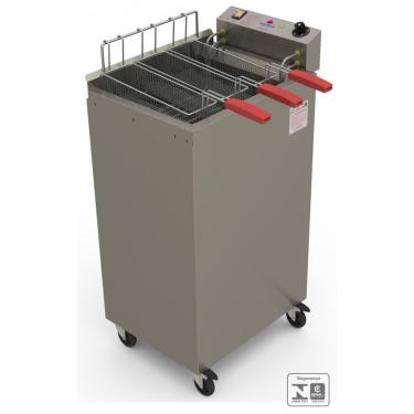 Imagem de Fritadeira Elétrica Profissional Água e Óleo 22L PR-2008E 220V Cinza Progás com Termostato