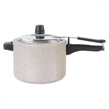 Imagem de Panela de Pressão Ceramic Life Vapt Alumínio Revestimento Cerâmico 4,5L Vanilla Brinox