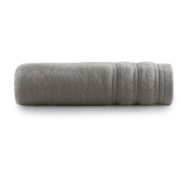 Imagem de Toalha de Rosto Glam Zero Twist 50x80cm Felpa 100% Algodão 480g-m² Alta Absorção Cinza Altenburg