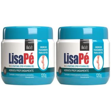 Imagem de Kit 2 Creme Hidratante Lisa Pe D-Pantenol BioSoft Hidratacao Profunda 