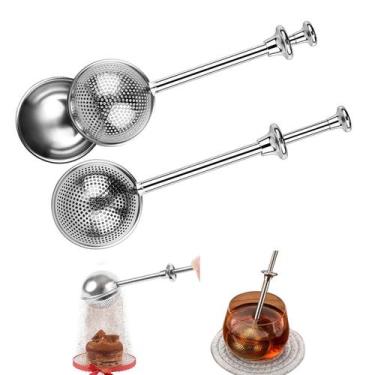 Imagem de Infusor de Chá PERLLENT em Aço Inoxidável 2 Peças com Mola