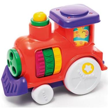 Imagem de Brinquedo Infantil Anima TREM Tateti 3032 Vermelho - Calesita