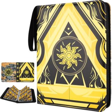 Imagem de Álbum para Cartas Fonwill TM10015-3 para 900 Cartas, Amarelo