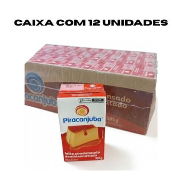 Imagem de Leite Condensado Semidesnatado Piracanjuba Caixa com 12 Unidades