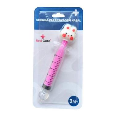 Imagem de Seringa para Lavagem Nasal Red Care Rosa - Supermedy