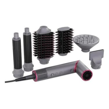 Imagem de Secador de Cabelos Philco PSD16A 6 em 1 Seca e Modela 220V, 220V, Rosa