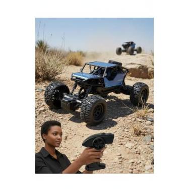 Imagem de Carrinho RC 4x4 Azul 1:18 Recarregável Offroad - Congratulations Store