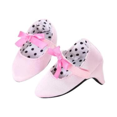 Imagem de Sapatos Infantis De Salto Alto Para Meninas, Sapatos De Princesa Com L