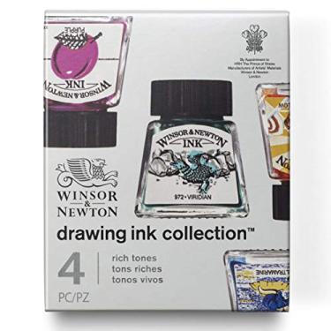Imagem de Tinta Para Desenho Ink Collection C/4 Rich Tones Winsor & Newton
