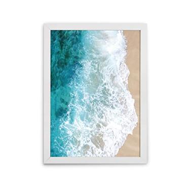 Imagem de Quadro Decorativo 47x65 Moldura Slim White 160270635, Design Up, Colorido