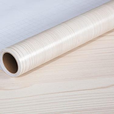 Imagem de WSWJDW Papel de parede de madeira à prova d'água adesivos de parede de papel autoadesivo para portas de gabinete Adesivo decorativo de móveis modernos de mesa, 13,60 cm x 1 m (engrossar)