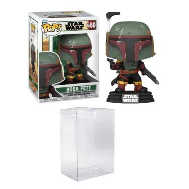 Imagem de Funko Pop! Star Wars: Book of Boba Fett - Boba Fett Bundled with EcoTEK Pop Protector