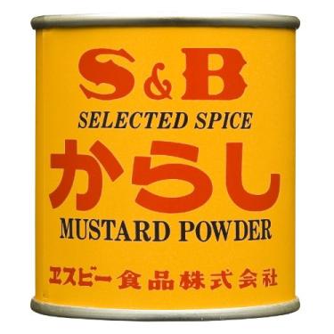 Imagem de Condimento de Mostarda Amarela em Pó Kona Karashi 35g S E B Japão