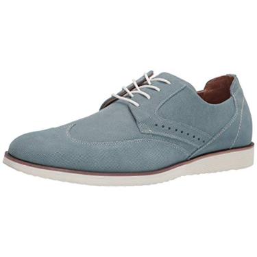 Imagem de STACY ADAMS Sapato Oxford masculino Luxley Wingtip, Azul-celeste, 8