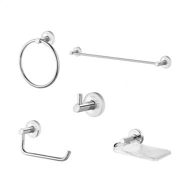 Imagem de Kit Acessórios para Banheiro 5 Peças Hope Docol Cromado