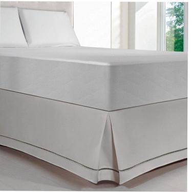 Imagem de Saia Colchão Box Ponto Palito Queen Fend Escuro - Kacyumara