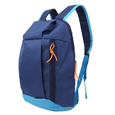 Imagem de Mochila esportiva masculina mochila de caminhada leve feminina bolsa de viagem para laptop bolsa de acampamento mochila bolsa de acampamento(蓝色)