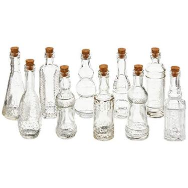 Imagem de Darice Garrafa de vidro 20140C sortida, 12,7 cm, conjunto de 70, transparente